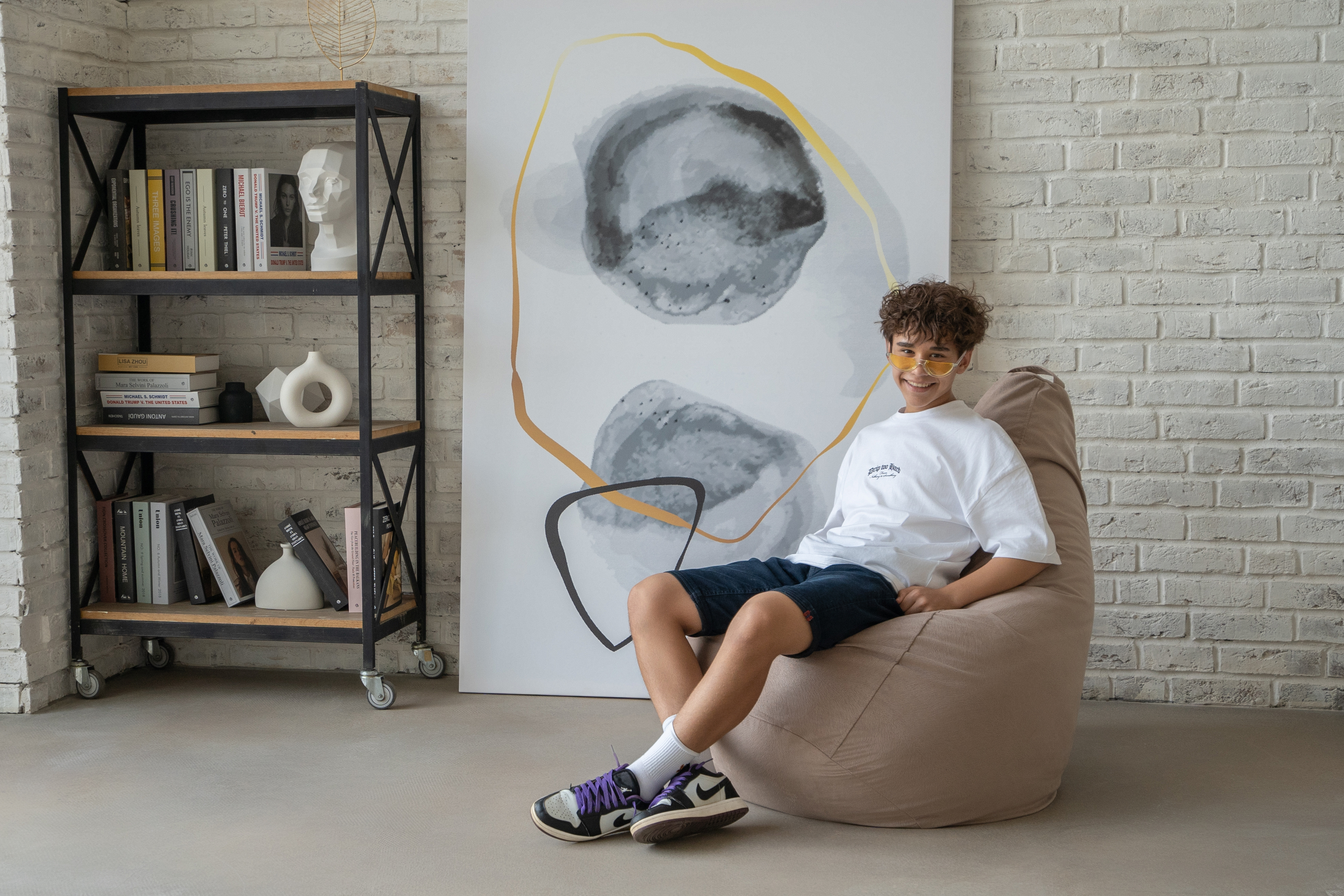 Кресло-мешок Coolpouf Бруно в интерьере